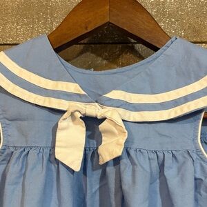 Blue and White Kids Sailor dress